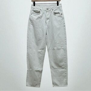 &Denim 90’s Baggy Ultra High Waist Jeans | Size 6 | White